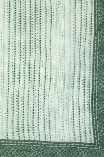 Women Green Floral Printed Pure Cotton Kurta with Trousers & With Dupatta