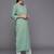 Women Green Floral Printed Pure Cotton Kurta with Trousers & With Dupatta