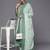 Women Green Floral Printed Pure Cotton Kurta with Trousers & With Dupatta