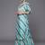 Women Teal Leheriya Printed Gotta Patti Chanderi Cotton Kurta with Sharara & With Dupatta