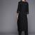 Women Black Printed Kurta with Trousers