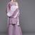 Women Lavender & White Bandhani Pure Cotton Kurti with Sharara & Dupatta