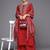 Women Rust Ethnic Motifs Yoke Design Kurta with Palazzos & With Dupatta