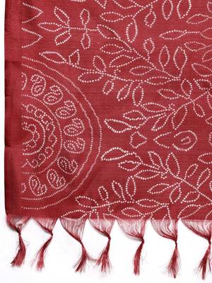 Women Rust Ethnic Motifs Yoke Design Kurta with Palazzos & With Dupatta 4