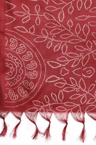 Women Rust Ethnic Motifs Yoke Design Kurta with Palazzos & With Dupatta