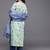 Women Blue Pure Cotton Floral Printed Sequinned Kurta with Trousers & With Dupatta
