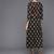 Women Black Ethnic Motifs Printed Patchwork Pure Cotton Kurta with Trousers