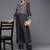 Women Black Ethnic Motifs Printed Kurta with Trousers