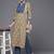 Women Beige & Blue Printed Pure Cotton Kurta with Trousers