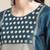 Women Blue Ethnic Motifs Yoke Design Sequinned Kurta with Trousers & With Dupatta