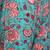 Women Blue & Red Pure Cotton Floral Print Kurta with Sharara & With Dupatta