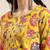 Women Yellow Floral Printed Straight Pure Cotton Kurta & Sharara With Dupatta