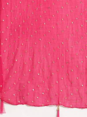 Women Yellow Floral Printed Straight Pure Cotton Kurta & Sharara With Dupatta 4