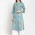 Women Green Printed Kurta with Palazzos