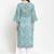 Women Green Printed Kurta with Palazzos