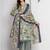 Women Abstract Printed Neck Embroidered Regular Kurta with Trouser & Dupatta