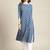 Women Blue Ethnic Motifs Printed Kurta with Trousers