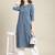 Women Blue Ethnic Motifs Printed Kurta with Trousers
