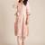 Women Peach-Coloured Printed Regular Kurta with Trousers