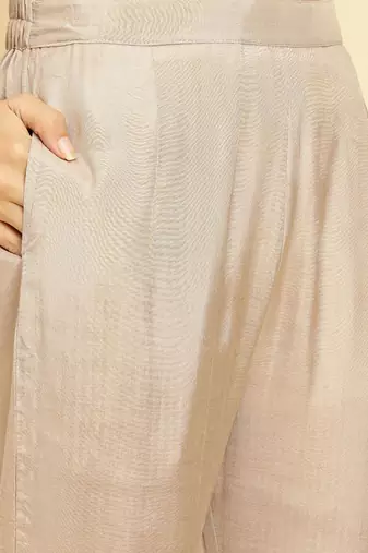 Ethnic Motifs Embroidered Kurta With Trousers & Dupatta