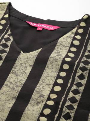 Printed Regular Chanderi Cotton Kurta with Trousers & Dupatta 2