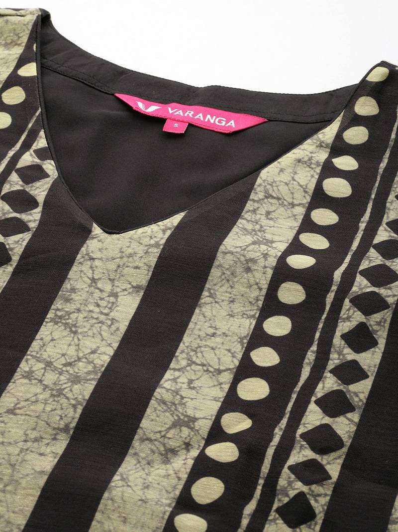 Printed Regular Chanderi Cotton Kurta with Trousers & Dupatta
