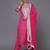 Women Floral Yoke Design Bandhani Kurta with Trousers & Dupatta
