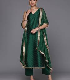 Women Regular Kurta with Trousers & With Dupatta