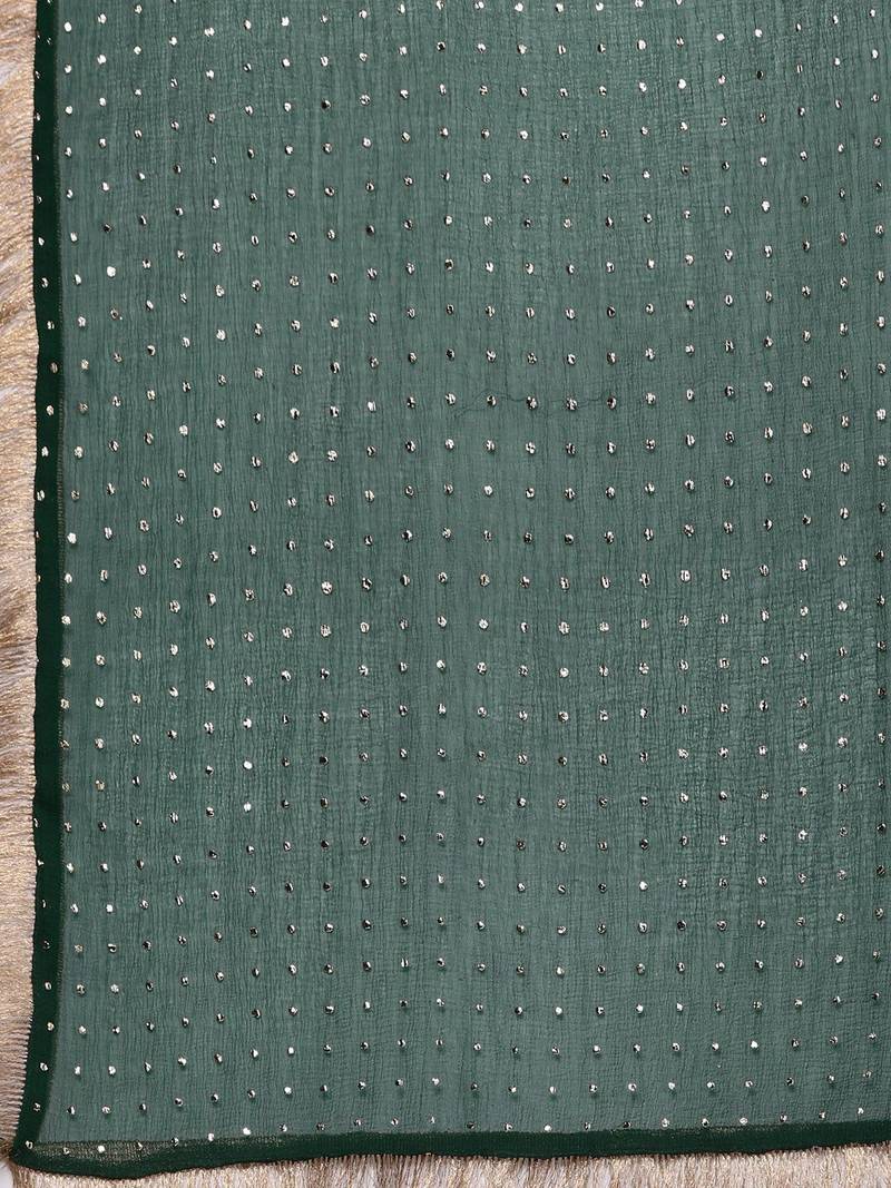 Women Regular Kurta with Trousers & With Dupatta