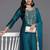 Ethnic Motifs Embroidered Sequinned Kurta With Trousers & Dupatta