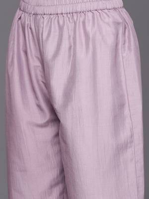 Embroidered Empire Sequinned Kurta With Trousers & Dupatta 4