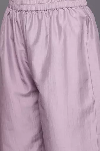Embroidered Empire Sequinned Kurta With Trousers & Dupatta