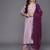Embroidered Empire Sequinned Kurta With Trousers & Dupatta