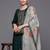 Floral Yoke Design Thread Work Kurta with Sharara & With Dupatta