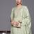 Women Embroidered Sequinned Kurta with Trousers & With Dupatta