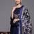 Women Embroidered Sequinned Silk Kurta with Trousers & Dupatta