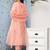 Women Peach-Coloured Floral Embroidered Thread Work Kurta with Trousers & With Dupatta
