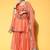 Ethnic Motifs Embroidered Thread Work Kurta with Sharara & Dupatta