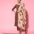 Women Rust Ethnic Motifs Embroidered Kurta with Trousers & With Dupatta