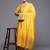 Women Mustard Yellow Ethnic Motifs Embroidered Kurta with Trousers & Dupatta