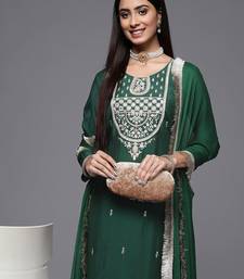 Women Floral Embroidered Kurta with Trousers & Dupatta