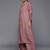 Women Mauve Embroidered Kurta with Palazzos & With Dupatta