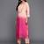 Women Peach-Coloured Ombre Yoke Design Sequinned Kurta with Trousers & Dupatta
