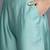 Women Green Yoke Design Thread Work Dupion Silk Kurta with Trousers & Dupatta