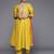 Women Mustard Yellow Ethnic Motifs Yoke Design Kurta with Trousers & Dupatta