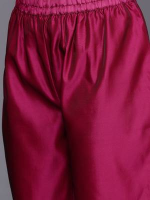 Women Blue Kurta with Trousers & With Dupatta 3