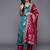 Women Blue Kurta with Trousers & With Dupatta
