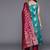 Women Blue Kurta with Trousers & With Dupatta