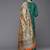 Women Green Ethnic Motifs Yoke Design Kurta with Trousers & With Dupatta
