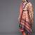 Women Peach-Coloured Ethnic Motifs Printed Kurta with Trousers & Dupatta